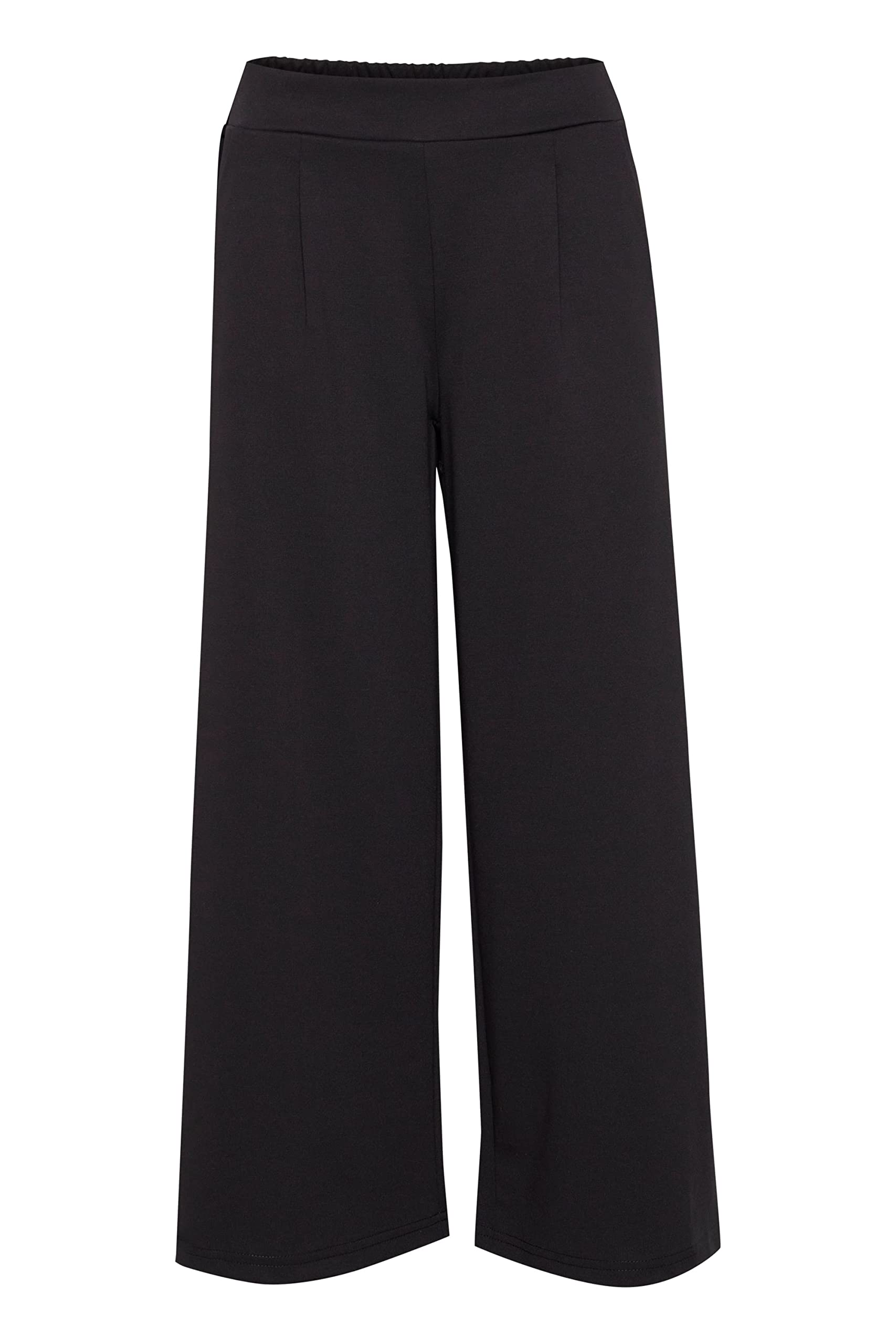 ICHI Women's IHKATE SUS Wide PA Casual Pants, 194008/Black, M