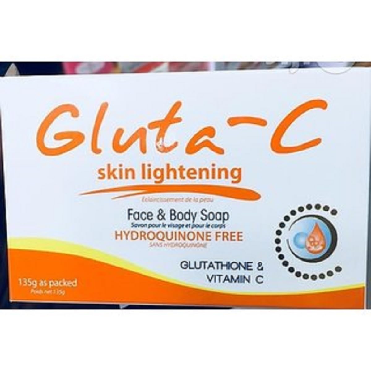 Gluta-C Skin Lightening Soap, 135 G For Men And Women