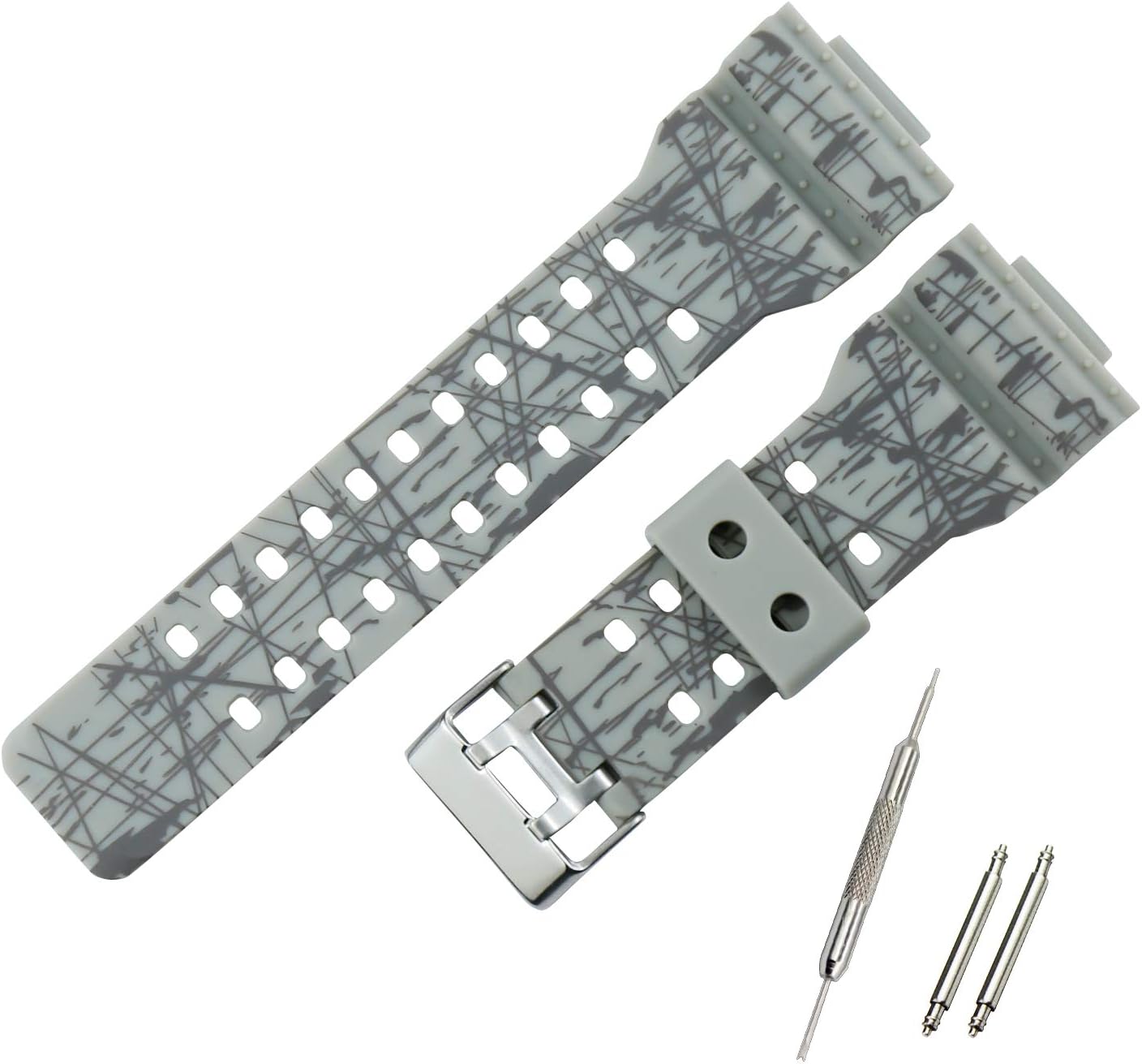 Men's rubber resin Watch Strap accessories Replacement fit for Casio G-Shock GA100 GA110 GA140 GA150 GD120 GW8900 GLS100 GAX100 Watch bands Outdoor sports wristband bracelet