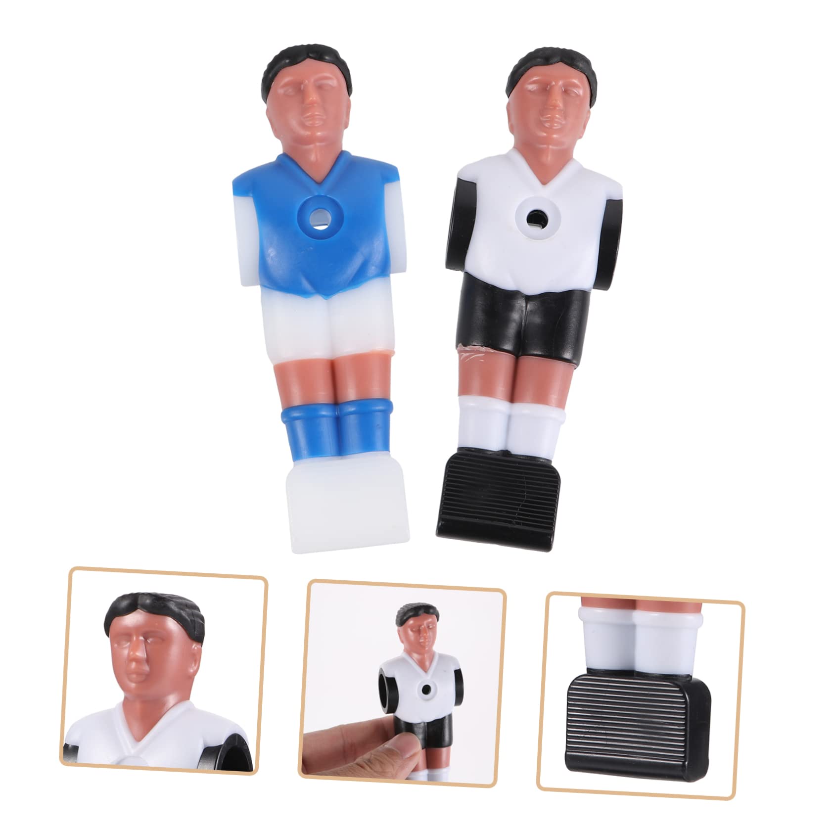 Giocatori Calcio Balilla 10 Statuette Accessori Tavolo Facili Usare Compatibili Calcio Balilla