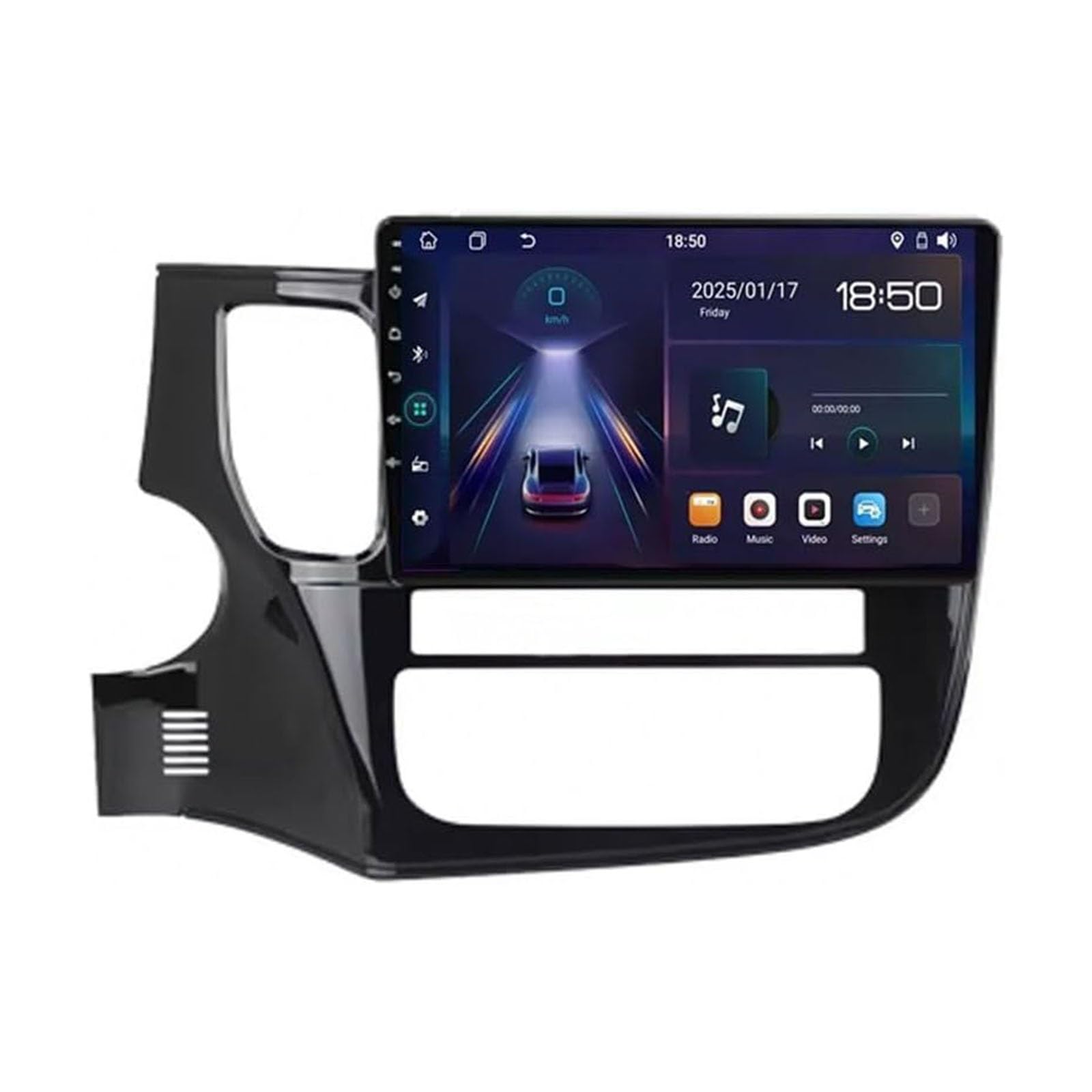Radio samochodowe do Mitsubishi Outlander 3 2012-2018 | Ekran dotykowy z systemem Android 15 z bezprzewodowym systemem Android Auto GPS WiFi Navi SWC FM (8-core 6+128G)