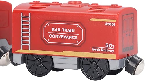 Miniatura 7 de TOPINCN Action Locomotives Trains, Motorized Locomotives Trains Toy, Engine with Sound Lights for Kids Boys Girls, Educational Toy for Hand Eye