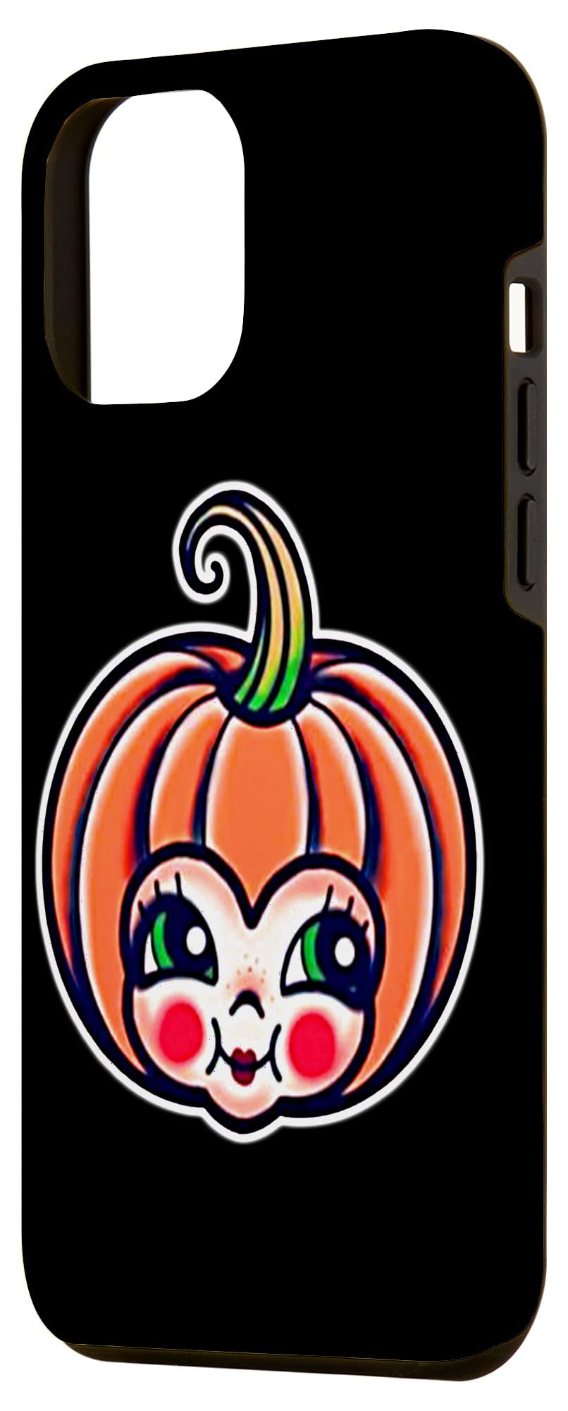 Kewpie Baby Pumpkin Head Traditional Tattoo Flash Case for iPhone 13 Pro Max - Image 2