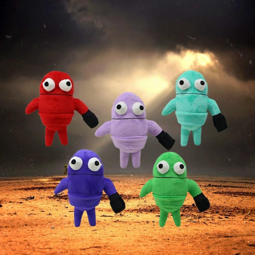 TONGMAN 2pcs R.E.P.O Plush Toy,25cm Soft R.E.P.O Horror Game Stuffed Animal,Mailbox Man Plushies - Image 4