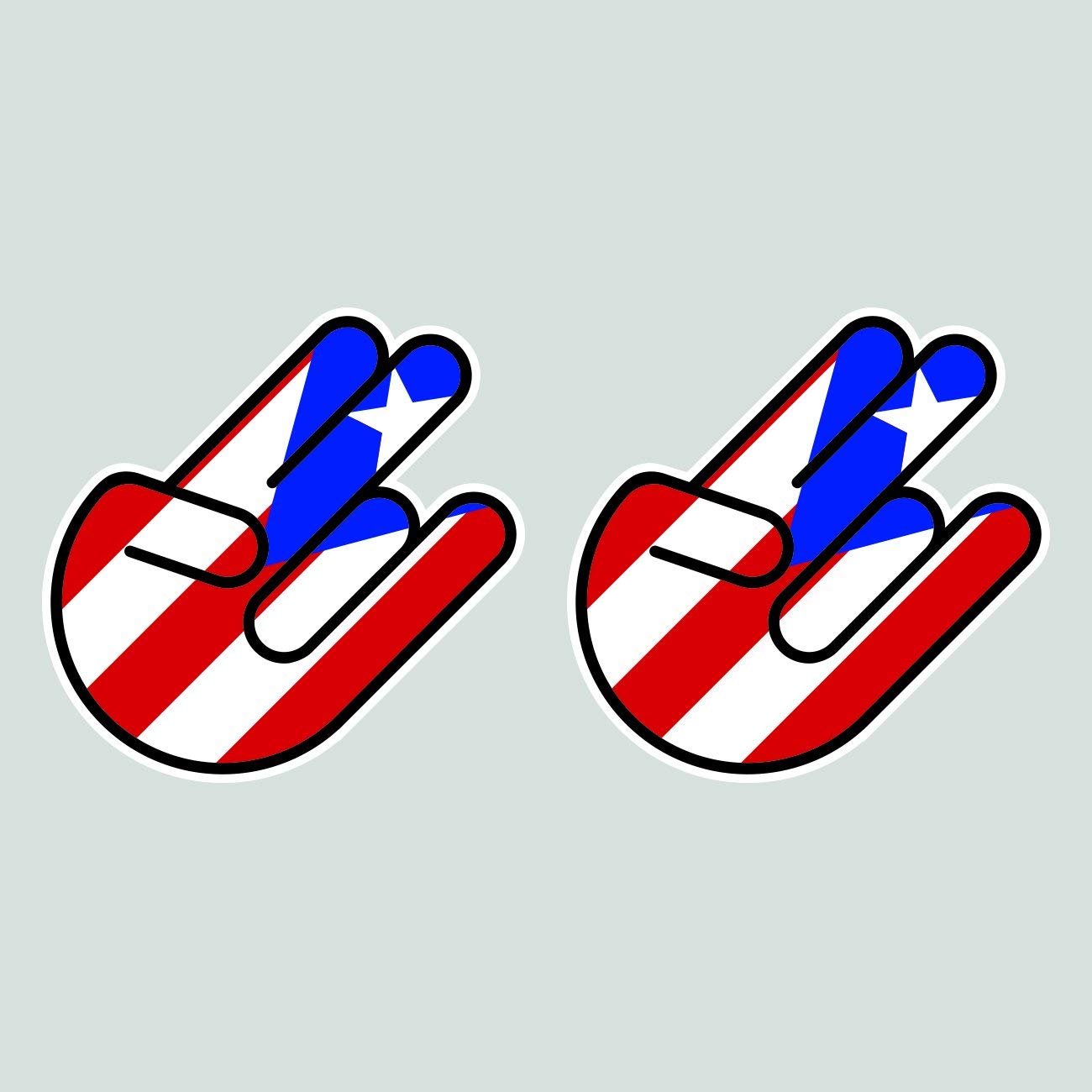 Puerto Rico Flag Puerto Rican Shocker Sticker Decal - 4x6 Inch Die-Cut Vinyl For Cars, Laptops & More Rayd Workshop Graphic Sticker - Foto 4