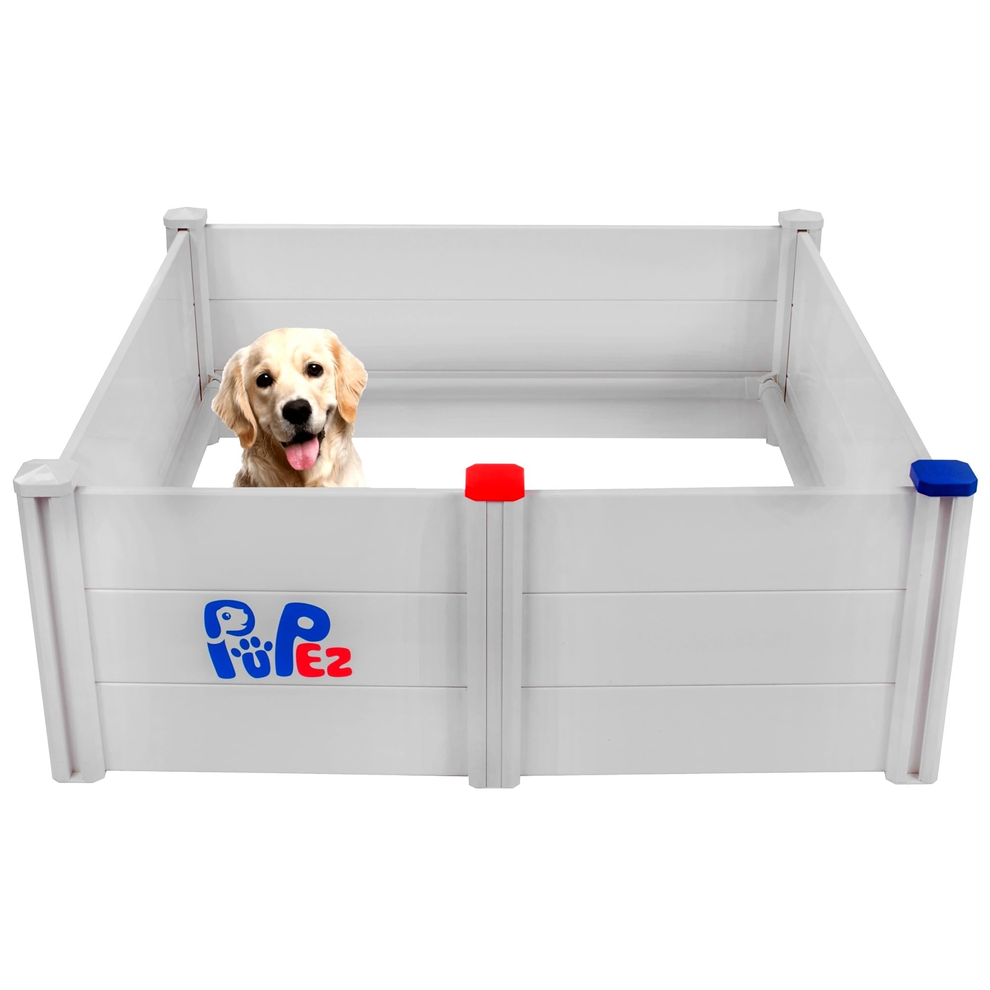 Whelping Box for Large Breed Dogs Whelping Box for Dogs Dog Whelping Box Whelping Box for Puppies (48"x48"x18" Gray)