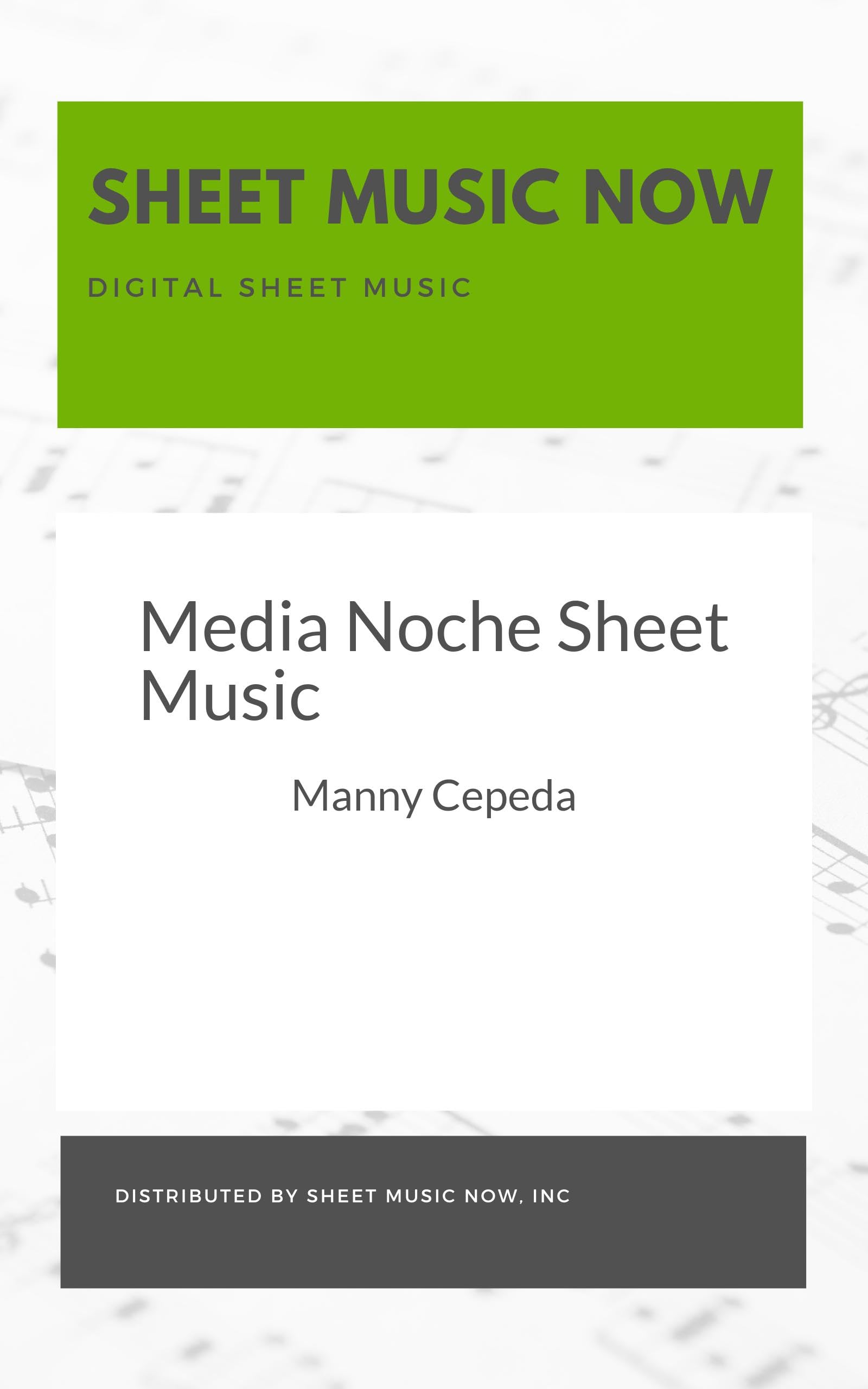 Media Noche Sheet Music (English Edition)