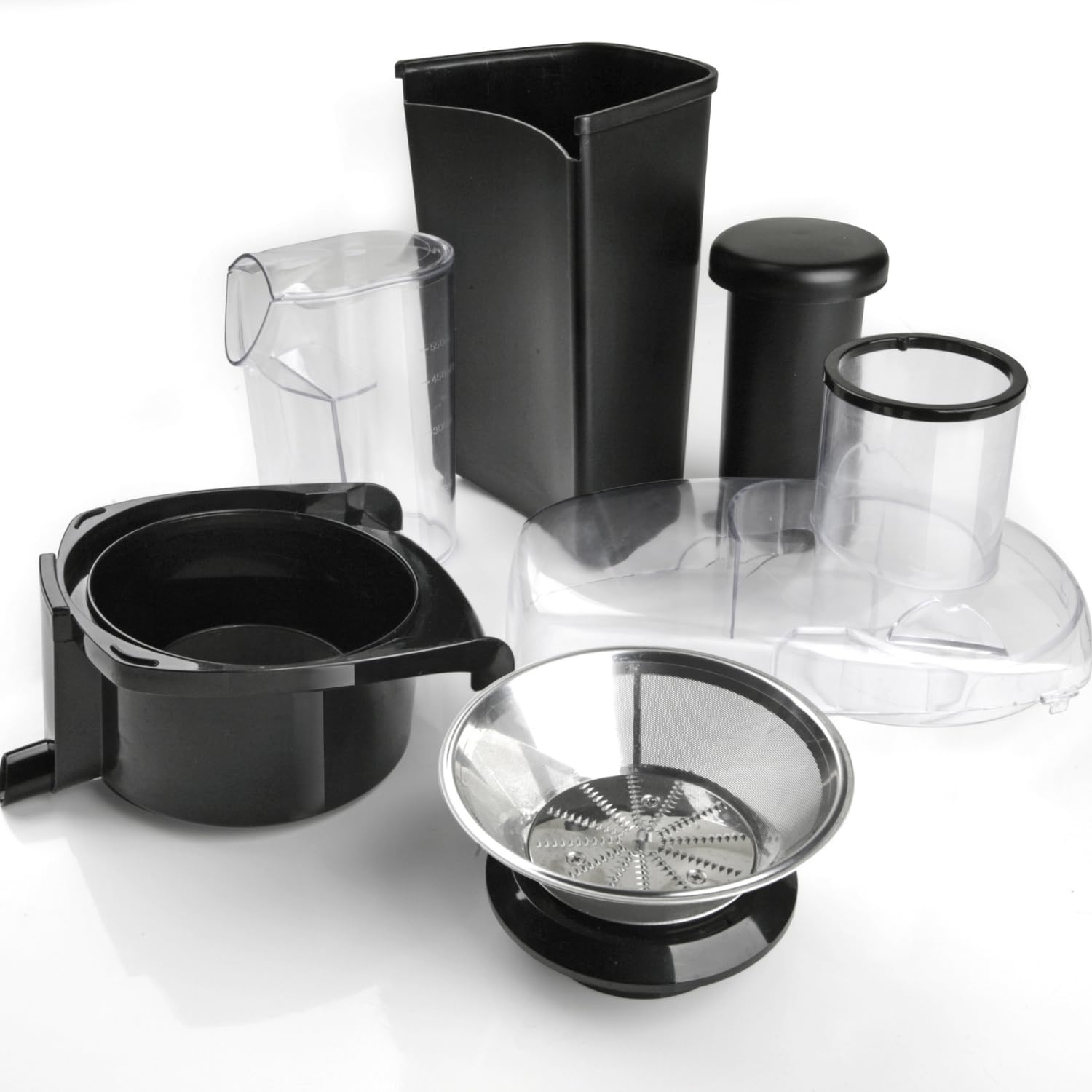 BLACK+DECKER - Centrifugeuse 600W | 2 Vitesses | Entrée Large 62mm | Réservoir Jus 0,55L & Pulpe 1,2L | Corps Inox Anti-Traces | Filtre Acier Inox Amovible | Système Sécurité & Anti-Goutte