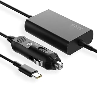 Chargeur Voiture USB C 65W Chargeur USB Type-C Allume Cigare pour Lenovo ThinkPad T14 T14s T16 P14s L13 Gen 1 E14 E15 X1 Carbon Gen 9 Gen 10 X1 Carbon 11th Gen