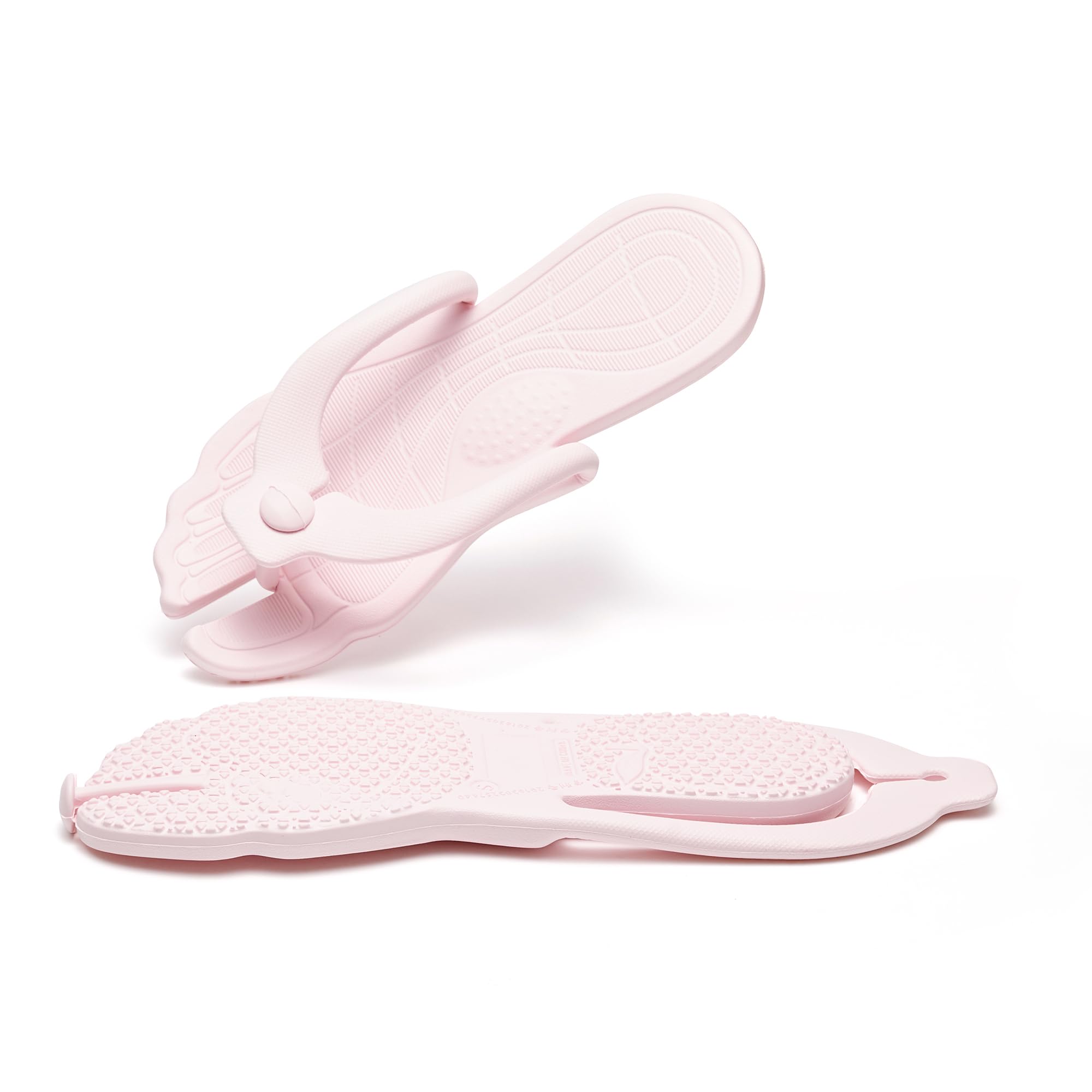 Shower Slippers Foldable Travel Slides For Men Women Unisex Hotel Beach Swimming Trip Quick Dry Non-Slip Lightweight EVA Sandals Indoor Outdoor — view 9