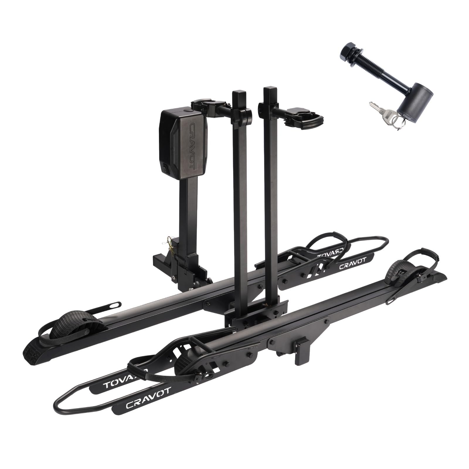 CRAVOT CyberRack E2 Electric Hitch Bike Rack, Power Lift Bike Rack