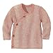 Produktbild Disana Melange-Jacke Baby & Kleinkind - 100% Bio-Merino  atmungsaktiv, warm & weich, Unisex Gr. 50-104 - nachhaltig & fair  mit Wickelverschluss - Made in Germany | Rosé-Natur Gr. 98-104