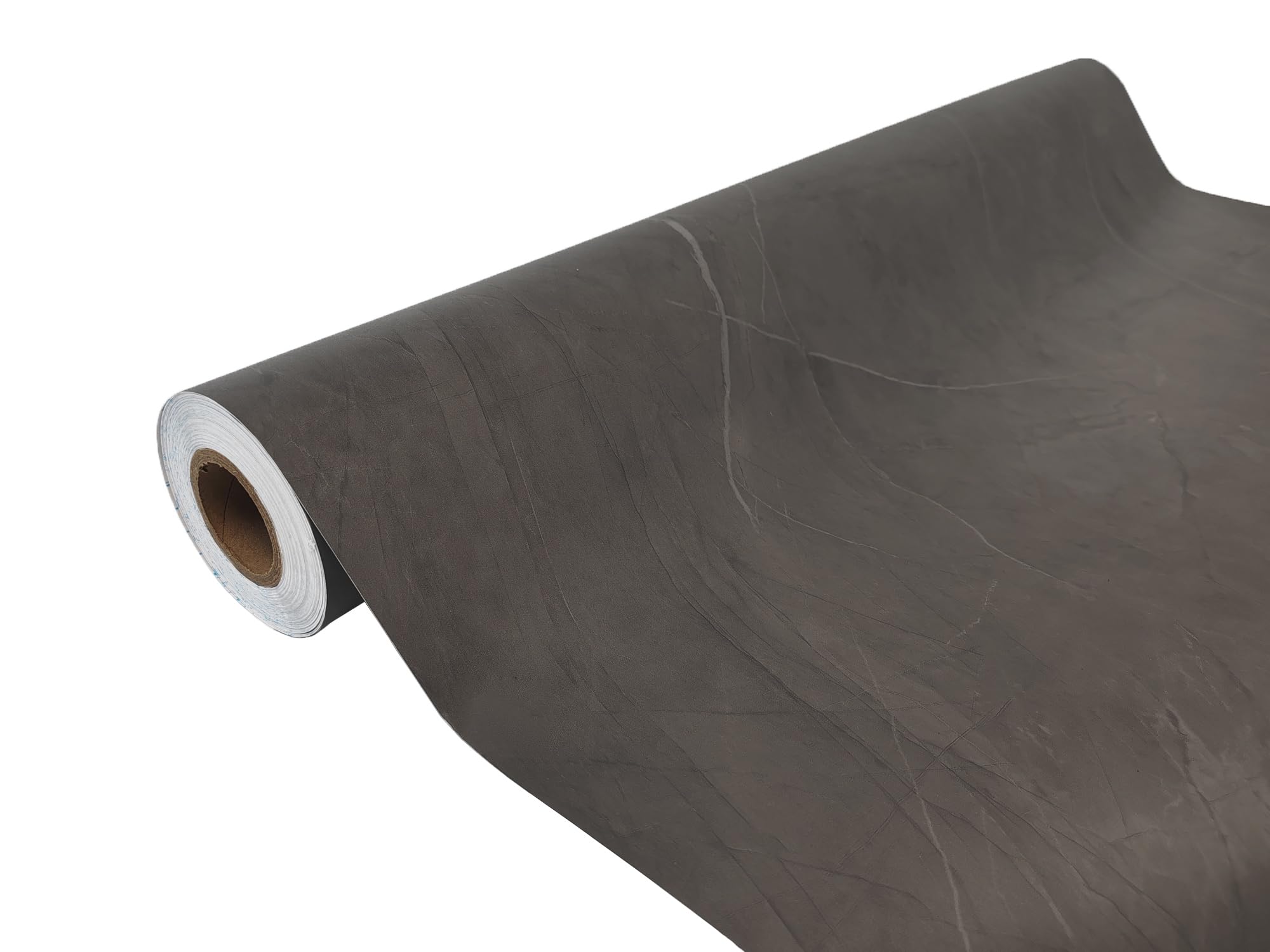 Pellicola decorativa extra spessa, laminato autoadesivo per mobili, porte, cucina, armadi, tavoli, motivo: marmo nero, 90 × 210 cm