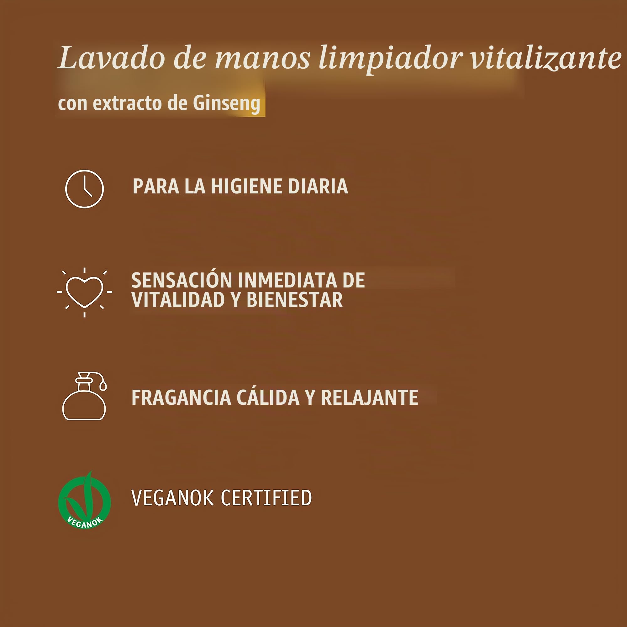 Prija Gel Lavamanos Vitalizante con Extracto de Ginseng, Limpia Suavemente las Manos, Jabón Líquido Hidratante para Manos, Vegano con Fragancia Energizante 5 x 380ml