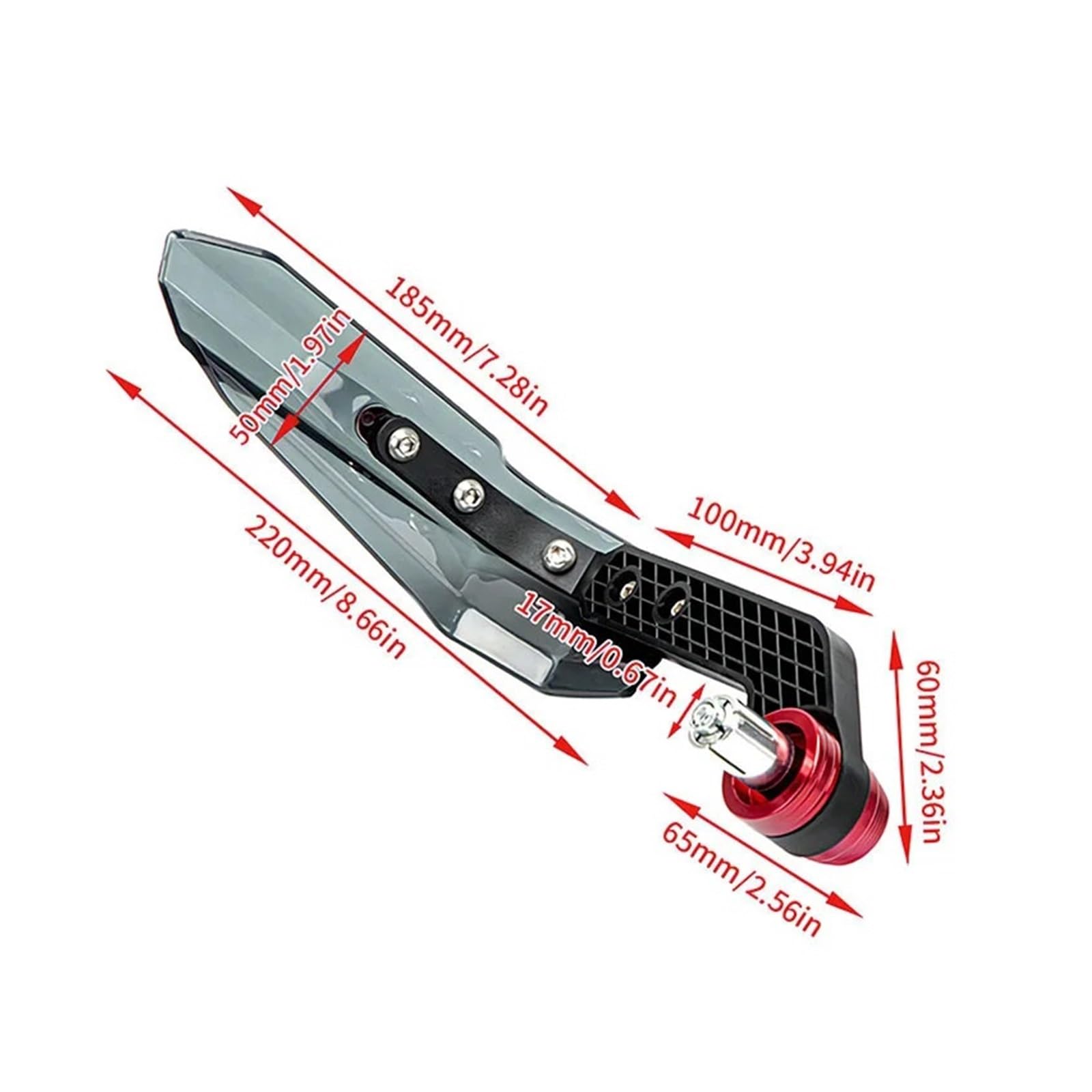 Lenkergriffe Motorradzubehör Für SYM Jet 14 50/125/200 Motorrad-Handschutzgriffe, Handschutzschild