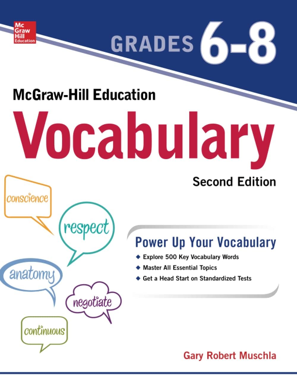 McGraw-Hill Education Vocabulary Grades 6-8, Second Edition (STUDY GUIDE)