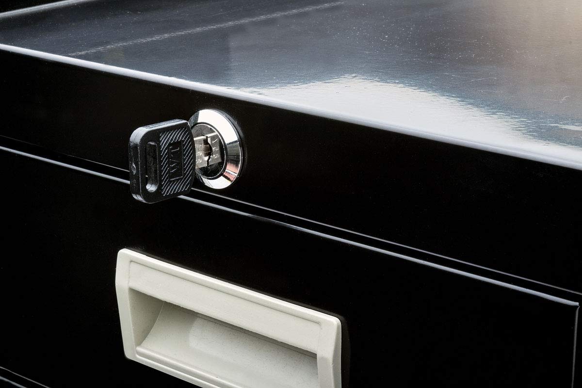 Eastwood Durable Black Coated Steel Lockable Welding Cart Storage Four Drawers