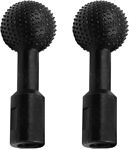 2 rebabas rotativas esferas, accesorios para amoladora angular de bola con roscas de 58-11 para amoladora angular de 4 12 y 5 pulgadas, para tallar