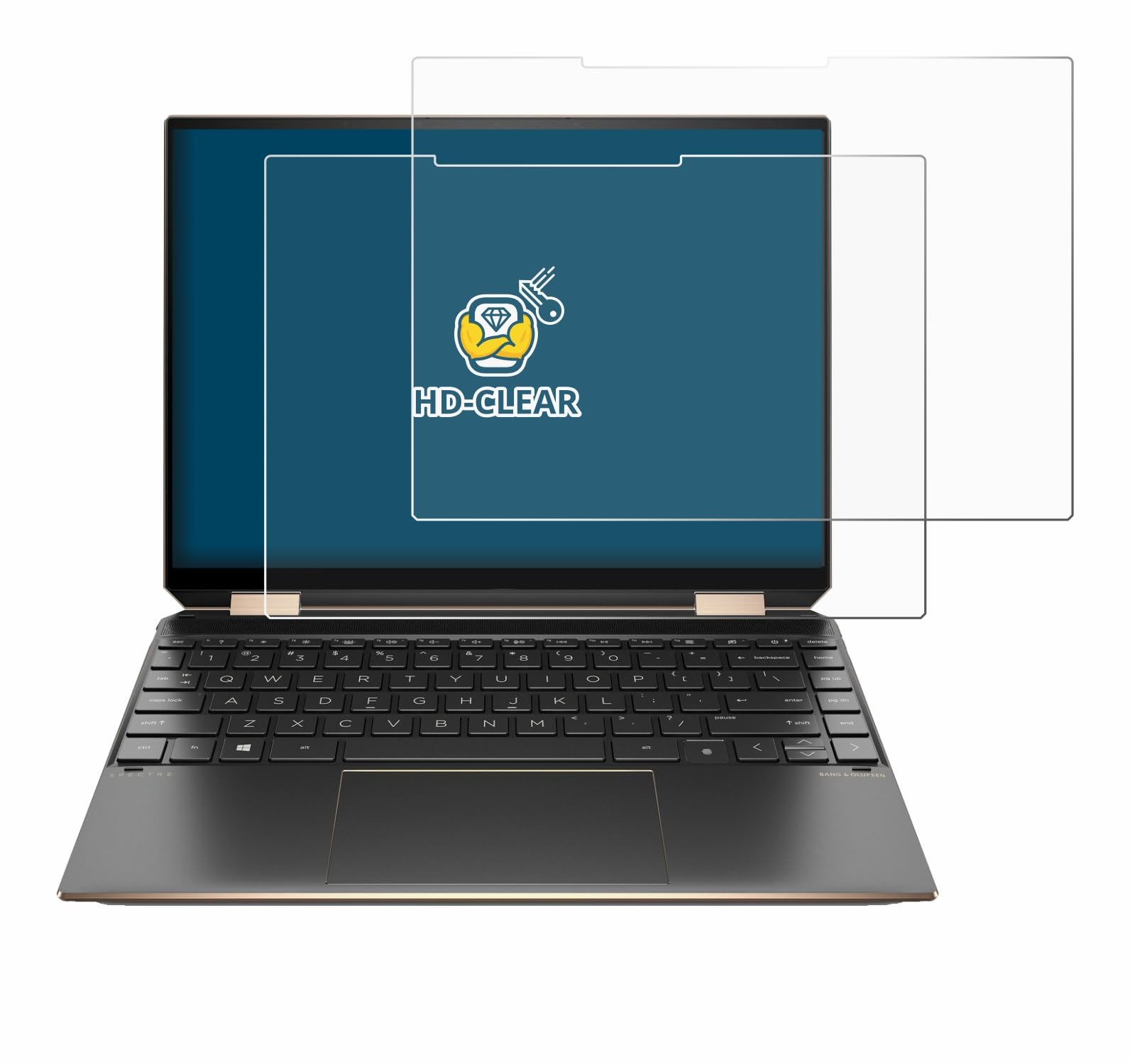 Pellicola Protettiva Brotect Per HP Spectre X360 14-eX 2021 - 2 Pezzi, Anti-Graffio E Anti-Impronte - Foto 10