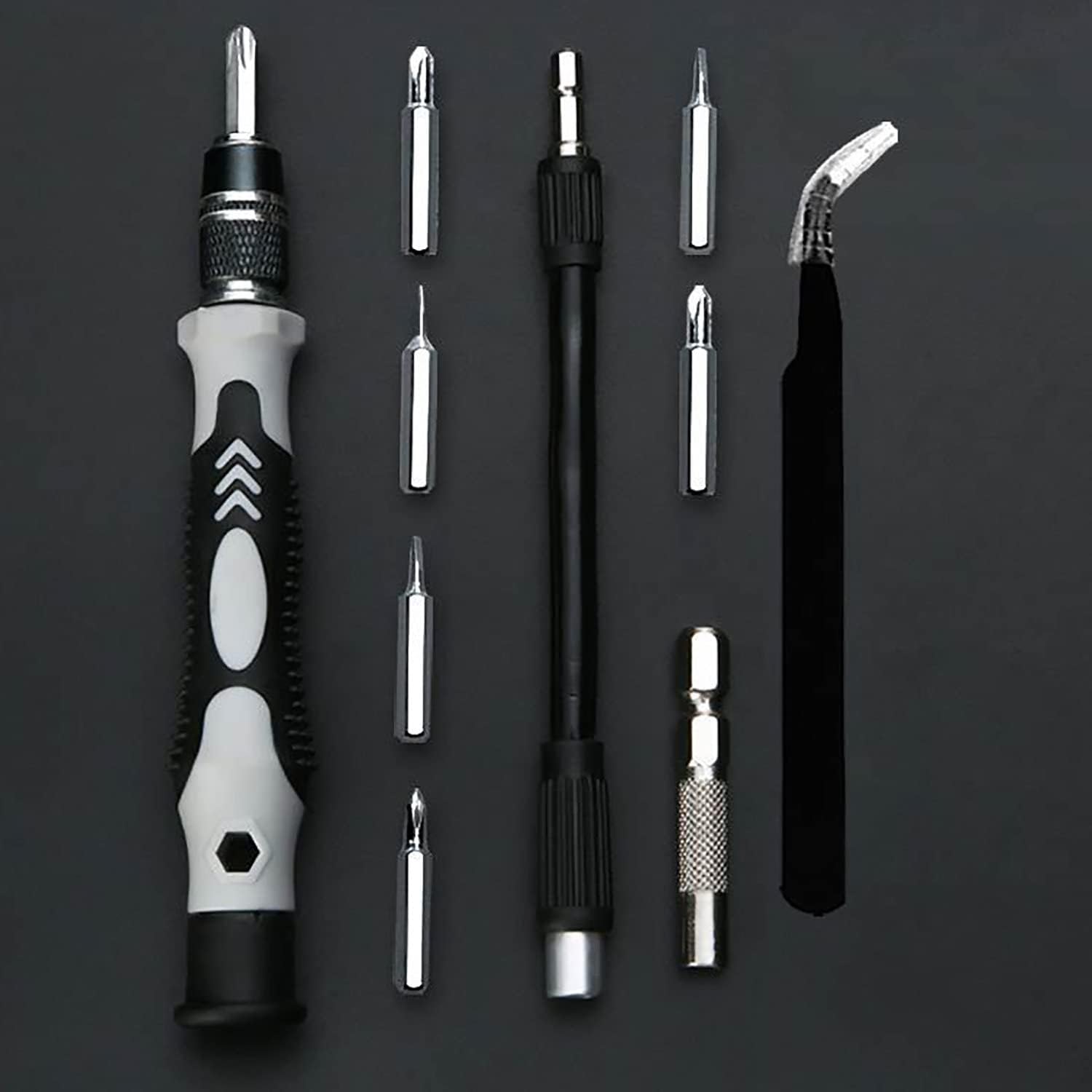 Mini Precision Screwdriver sets,Sinyiol 115 in 1 Repair Tool Kit to Fixing Phone Laptop PC Camera Electronic Watches Glasses,Switch，game consoles ，Magnetic Driver Kit with Flexible Shaftl