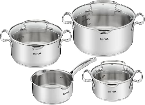 Tefal Duetto Plus 3-teiliges Kochtopf-Set 16/20/24 cm + Stielkasserolle 16