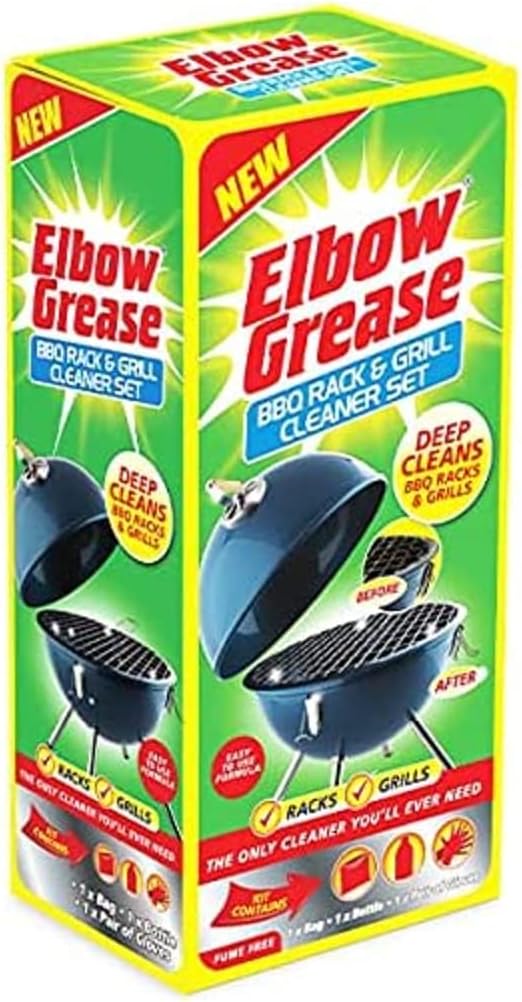 dtr Elbow Grease BBQ Rack And Grill Cleaner Set : Amazon.co.uk: Garden