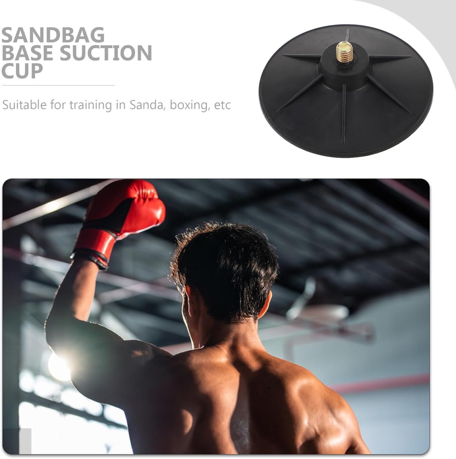 6pcs Heavy Duty Cup Base for Freestanding Punching Bags for Home Gym Boxing Accessories Plate Design for Intense Training Sessions