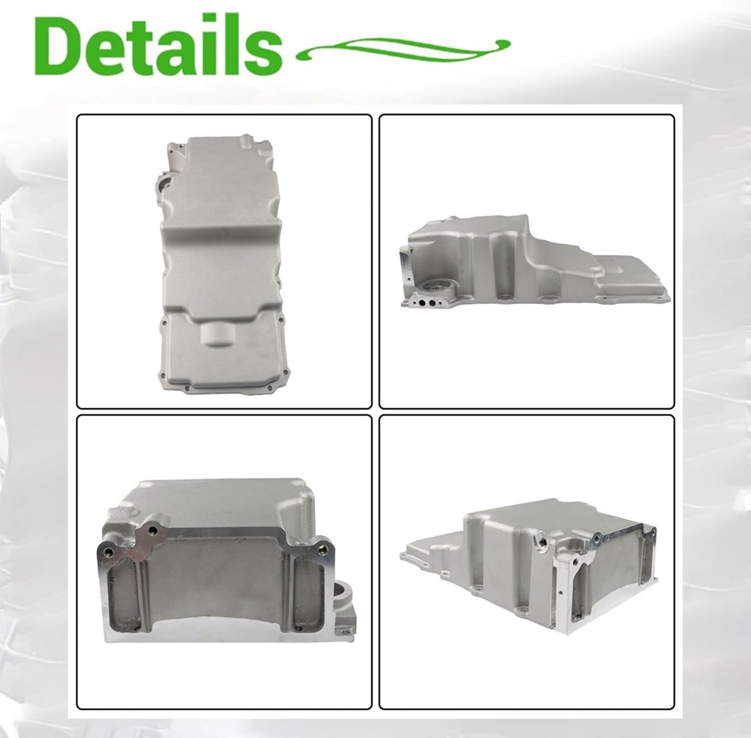 munirater 302-2 Engine Aluminum Low Profile Oil Pan Kit Replacement for Firebird Nova A-pollo Ventura Omega A-body G-body F-body LS1 LS2 LS3 LS6