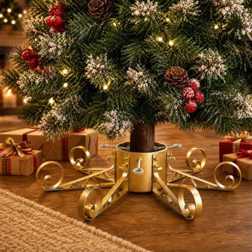 Christmas Tree Stand for Real & Artificial Trees Holds up to 10 Ft Tall