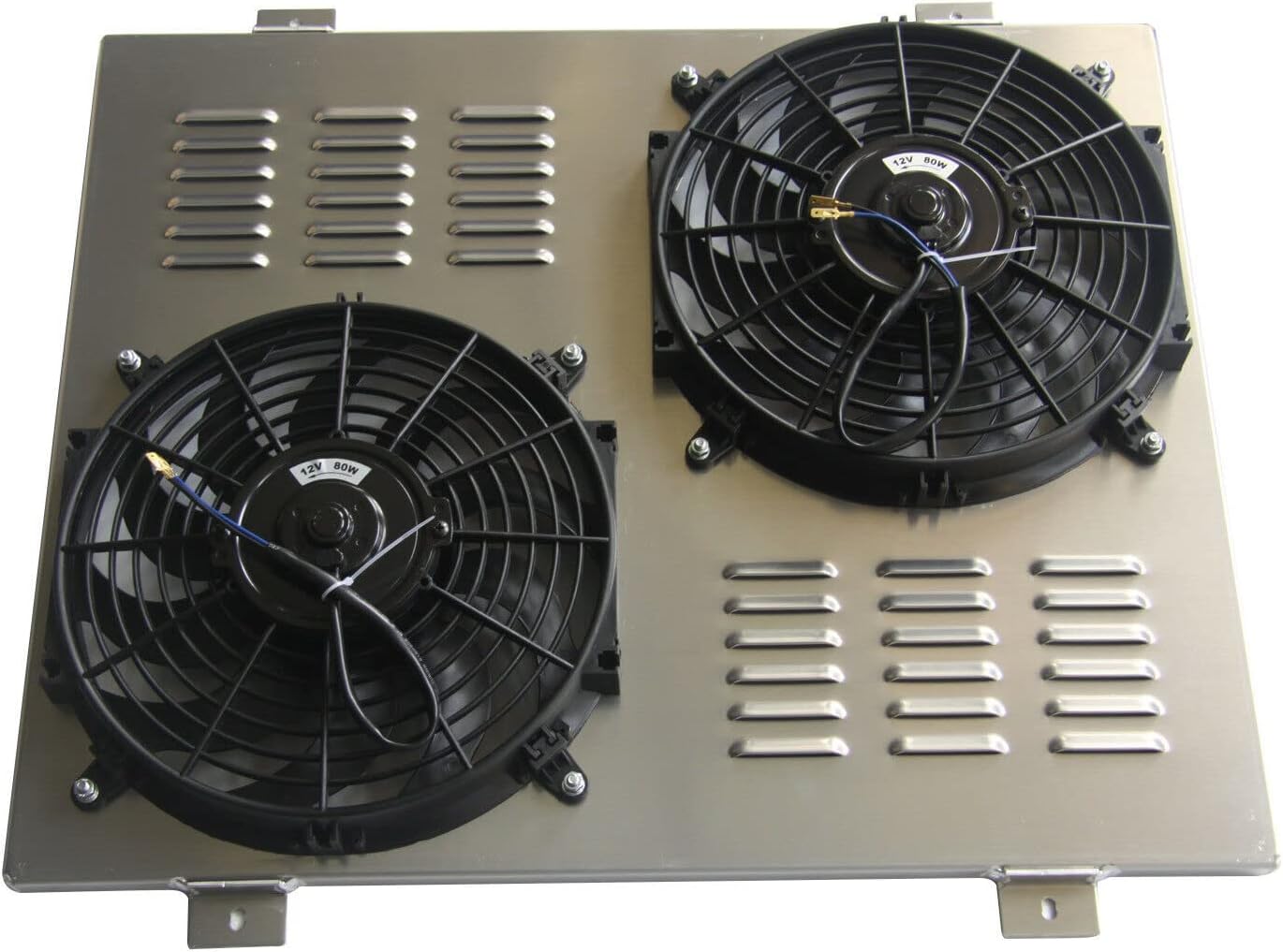 4 Row Radiator Shroud Fan For 1990-1993 Dodge D/W 250 350 Ramcharger 5.2L 5.9L