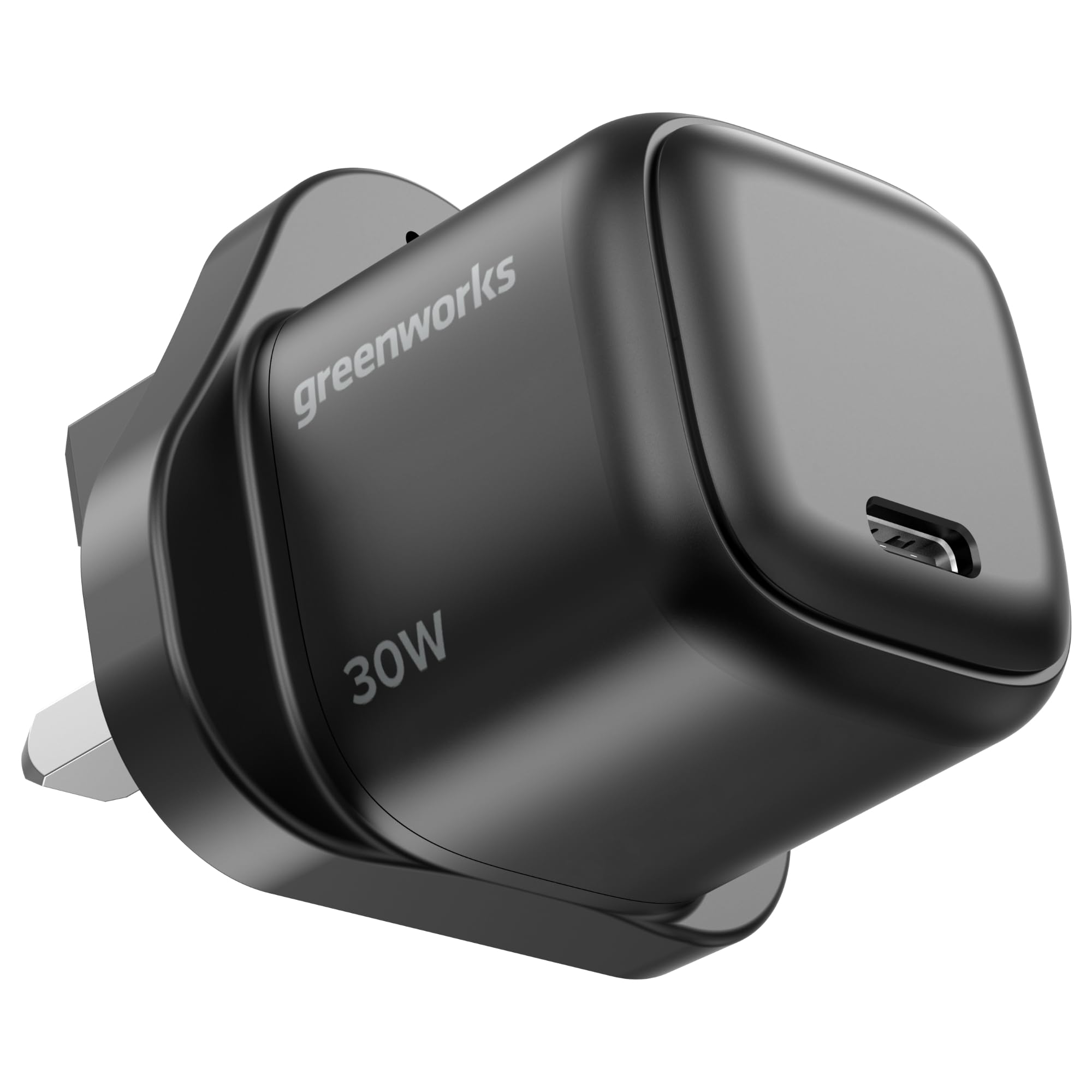 Greenworks 30W USB C Plug Fast Charging Adapter Compact Charger for MacBook Pro/Air, Galaxy S20/S10, Note 20/10+, iPhone/Pro/Mini, iPad Pro, for 3 Year Warranty-AP030EA