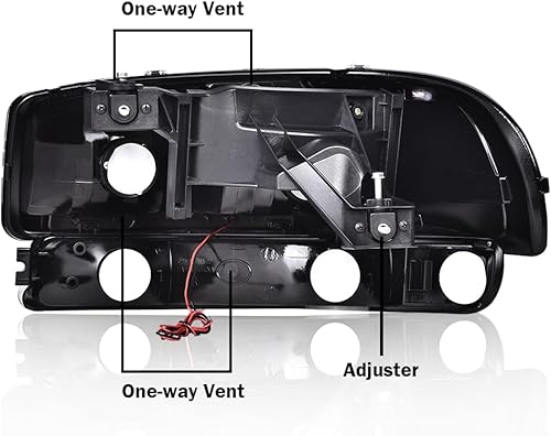 Vista 11 de PIT66 Conjunto de faros delanteros LED DRL BAR compatible con GMC Sierra 1999-2007 /Sierra 2500/99-06 GMC Yukon 1999-2004, accesorios de luces