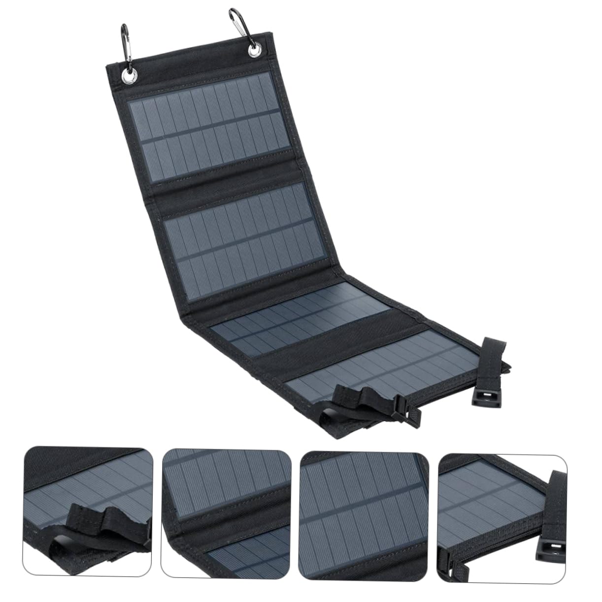 1 set Pannello Portatile USB Caricatore Flessibile per Attività Outdoor per Escursioni e Equipaggiamento e Pratico