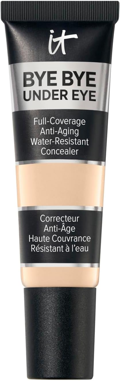 Bye Bye Under Eye Concealer - Water-Resistant, 24H Full Coverage Brightening Concealer For Dark Circles, Fine Lines, Redness & Discoloration, Anti-Aging Color Correcting Cream - 0.4 fl oz