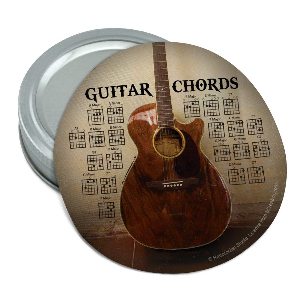 Guitar Chords Music Round Rubber Non-Slip Jar Gripper Lid Opener