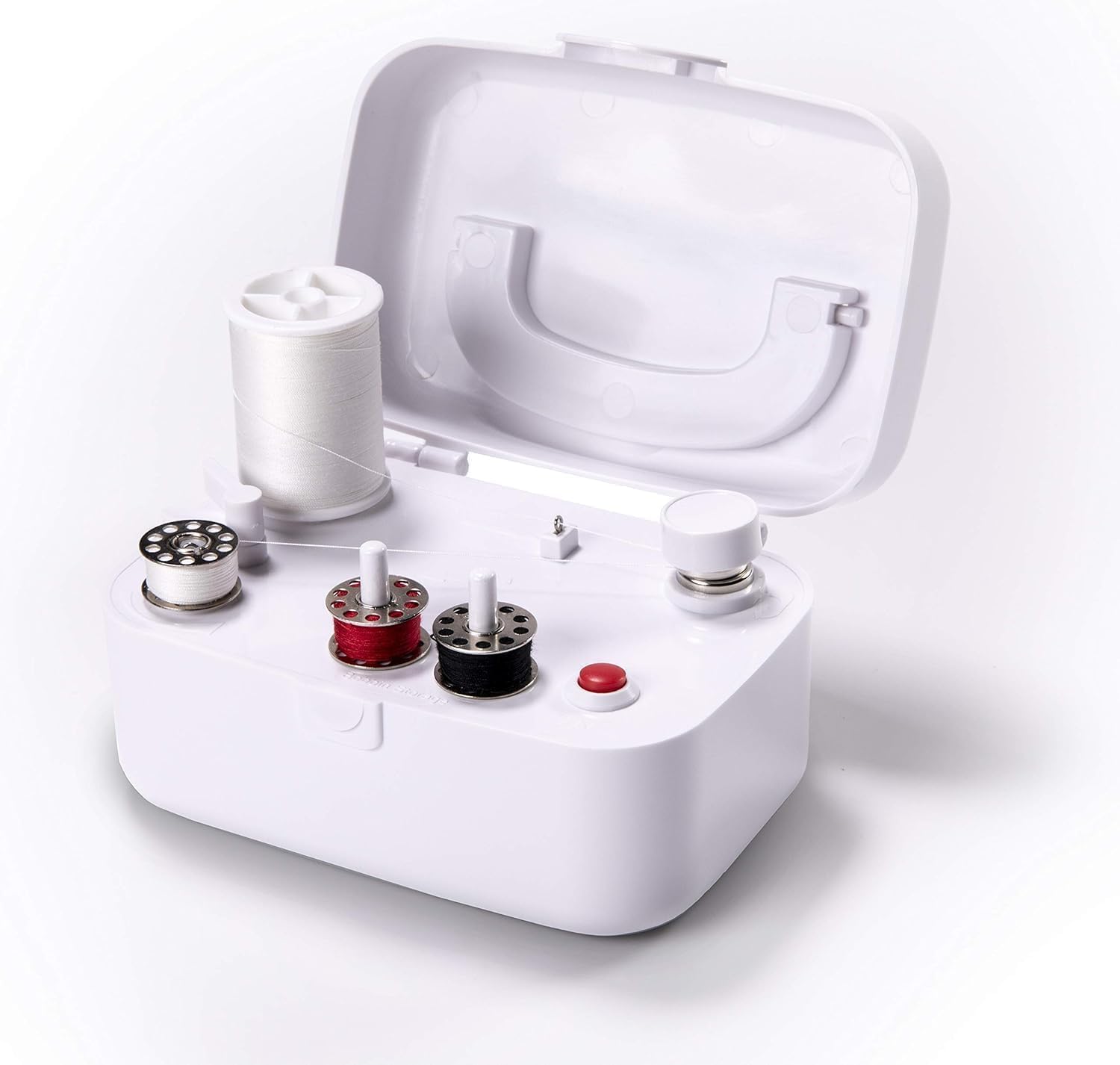 Bobinadora Eléctrica, Bobinadora Portátil Simple para Máquinas de Coser, Bobinadora Automática Industrial Eléctrica para el Hogar, Herramienta de Bobinado de Costura