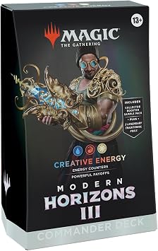 Magic the Gathering Modern Horizon 3 Commander Deck Creative Energy MTG Trekker Wizards of the Coast MH3 D32930000
