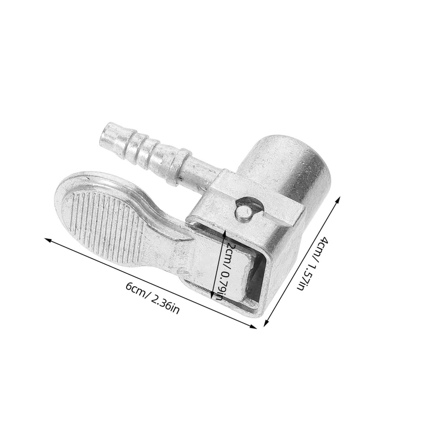 Ciieeo Tire Inflator Chuck Inflator Pump Accessory Locking Chuck Kit for Quick Connect Zinc Alloy