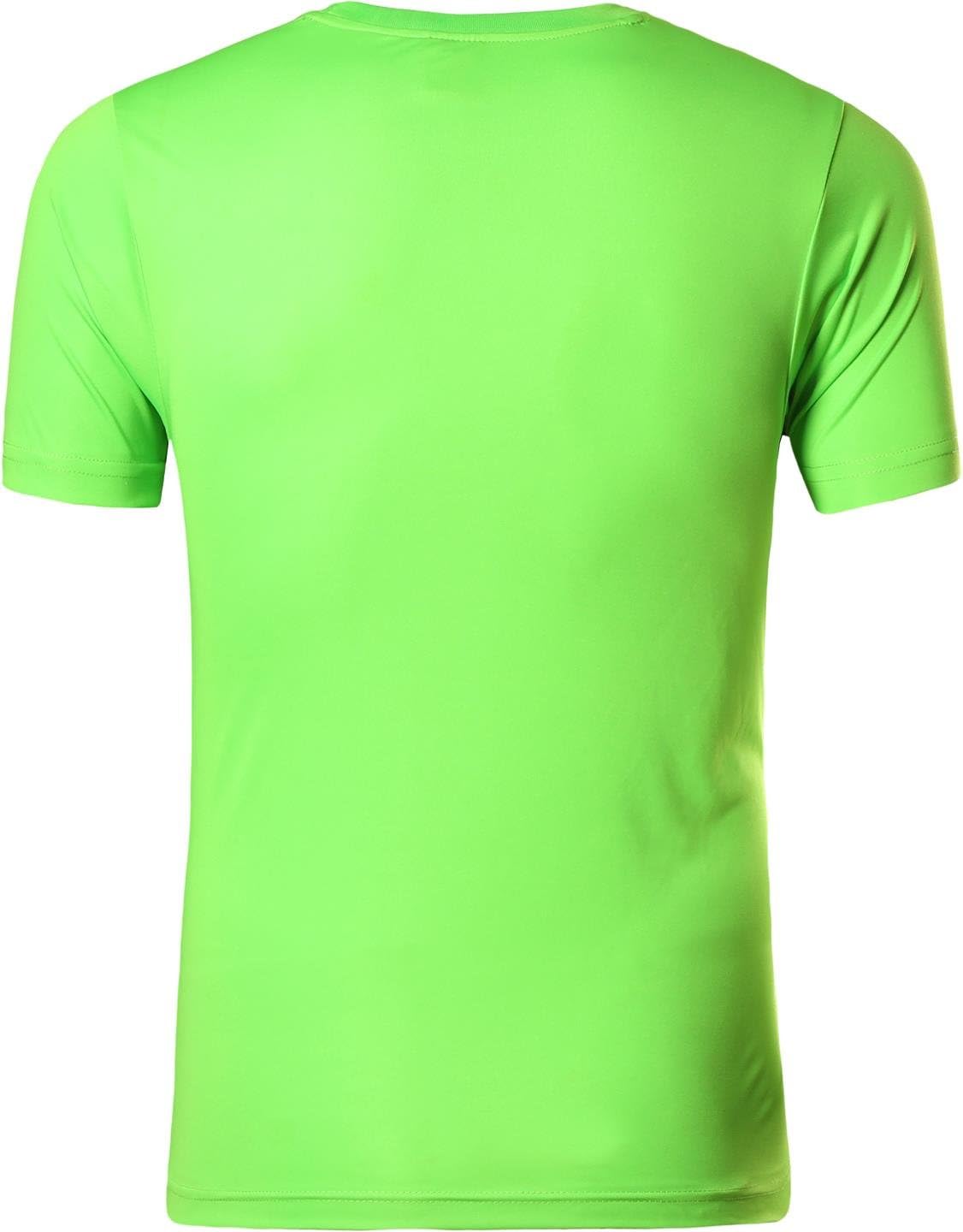 Youth Quick Dry Wicking Active Athletic Short Sleeve Performance T-Shirt Big Boys & Girls Tennis Golf Shirts LBS701