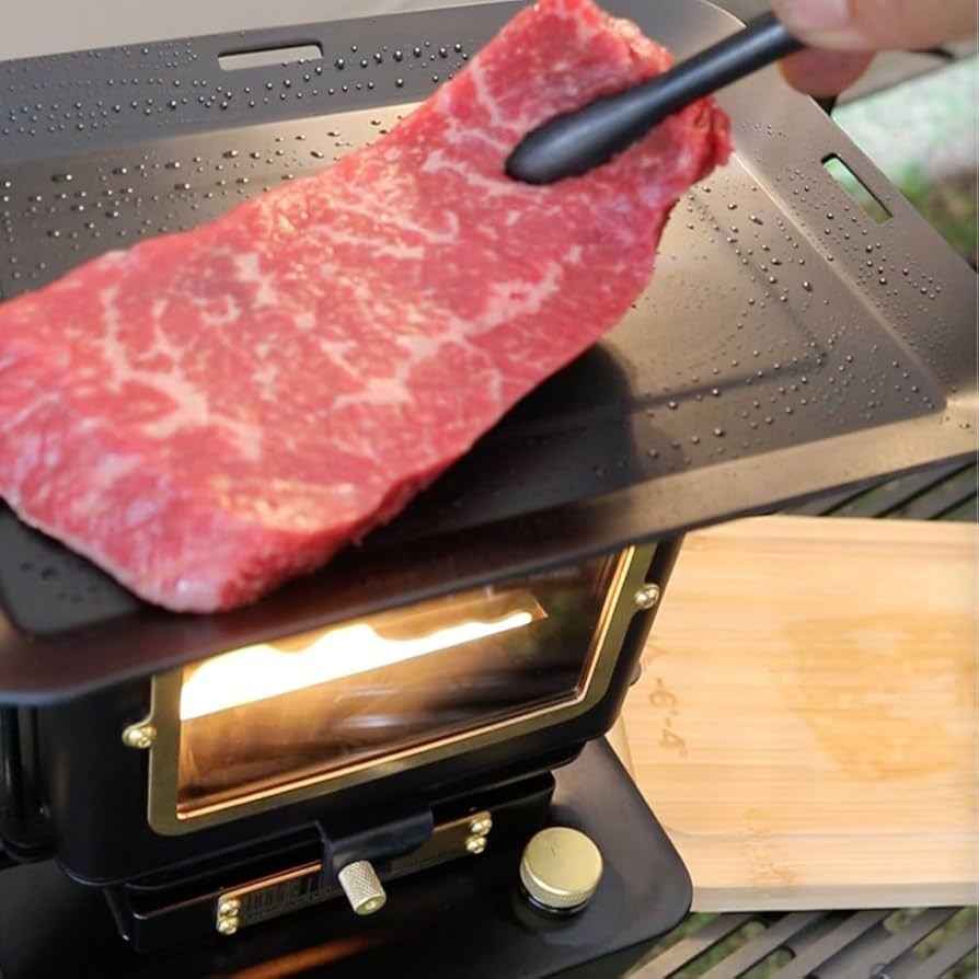 ケース付き　ヴィンテージアイロンストーブ　ACME ケース付き ヴィンテージアイロンストーブ ACME 現役で購入