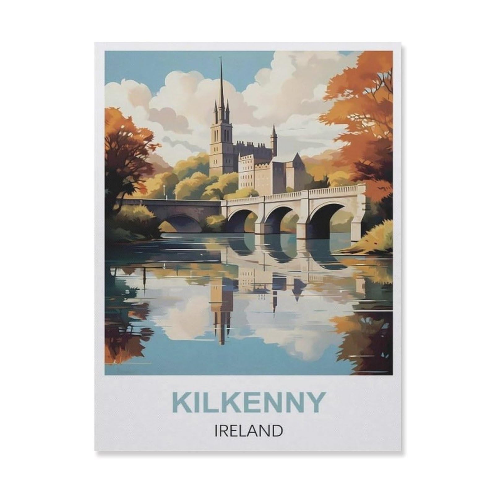 Funny Metal Tin Signs，Kilkenny Ireland(20x30cm）