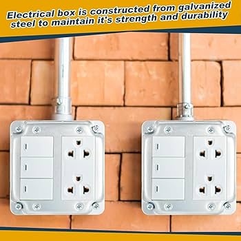 専用出品　取り扱い説明書のコピー　セルフレジ用のカバー Amazon.co.jp: Bannik 4 セット 4 X 4 インチ 電気接続ボックス