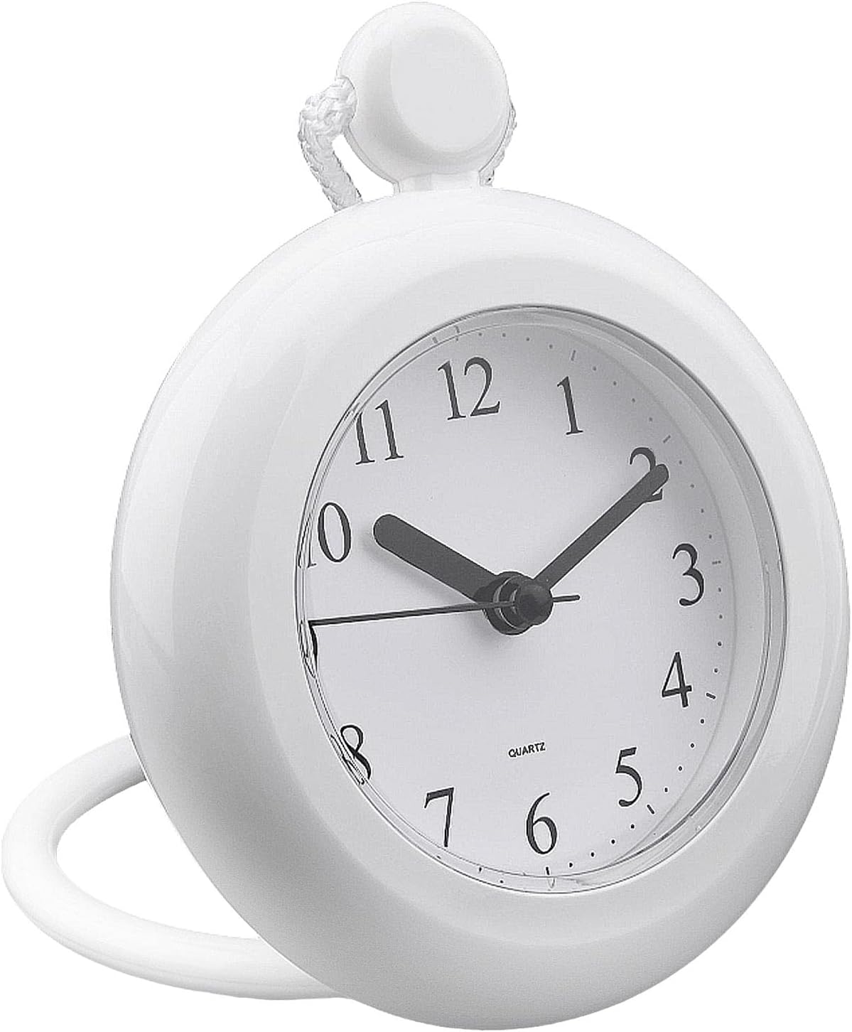 LVOERTUIG Waterproof Bathroom Shower Clock,Mute Bathroom