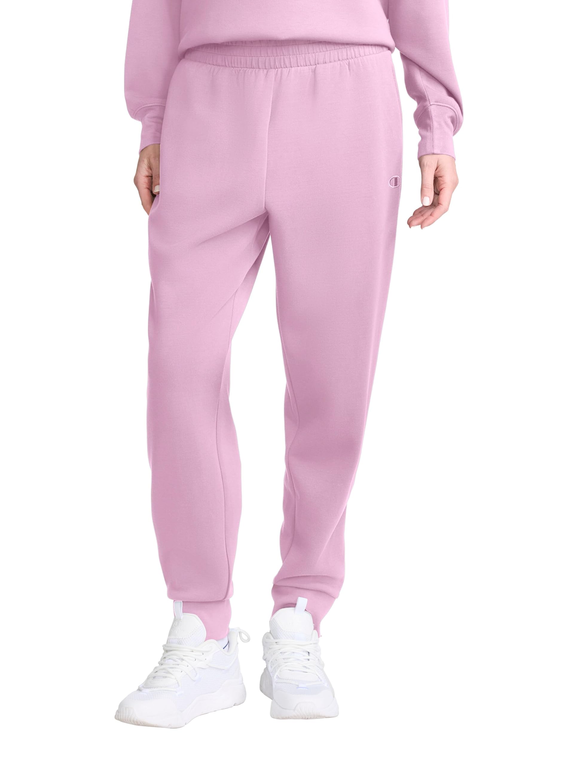 Women's Taper Leg Jogger with Zippers, Standard Fit, Midweight Stretch Fabric