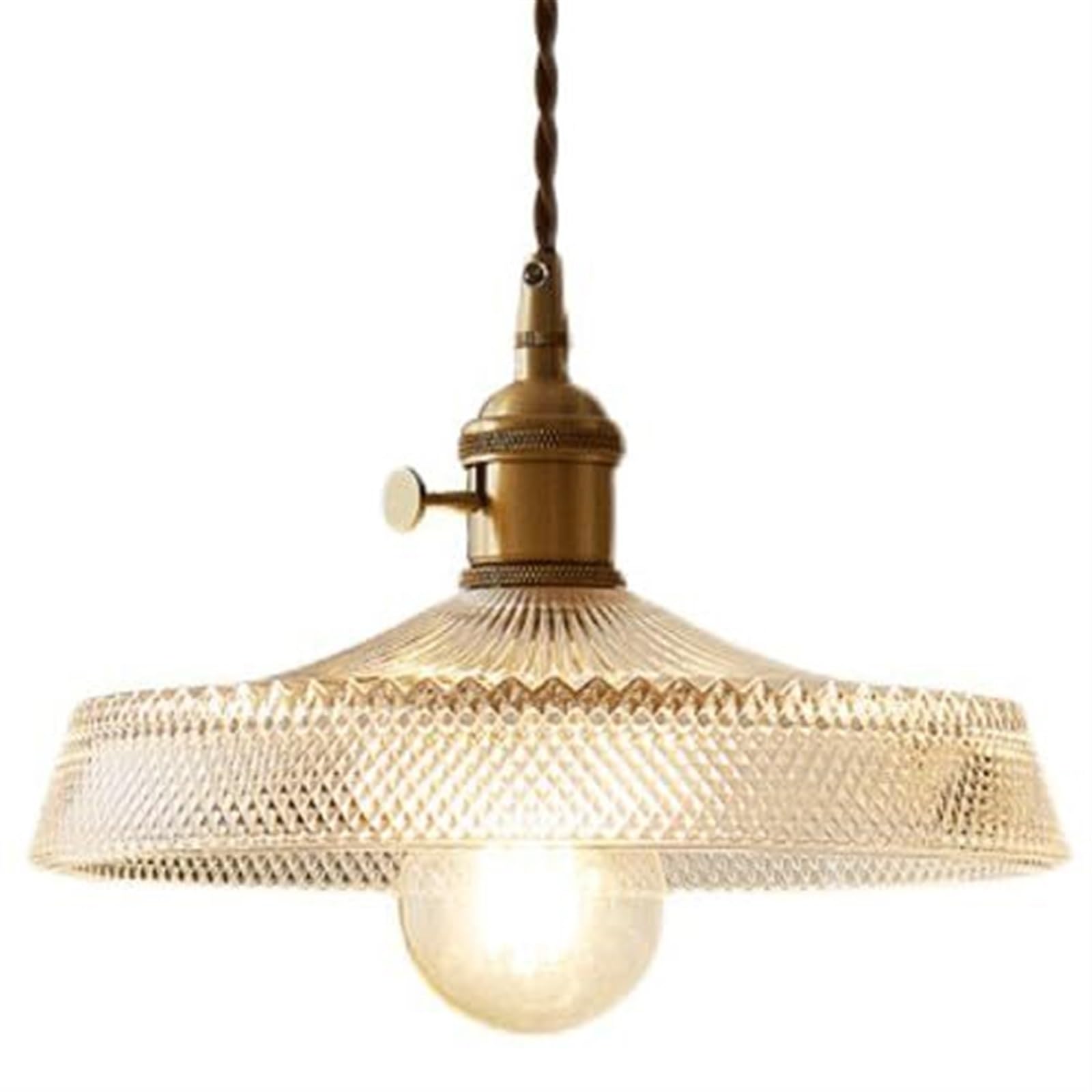HXYSXHJUO Nordic Glass Pendant Lamp - E27 Base Single-Head Chandelier for Balcony and Porch, Flush Mount Ceiling Light