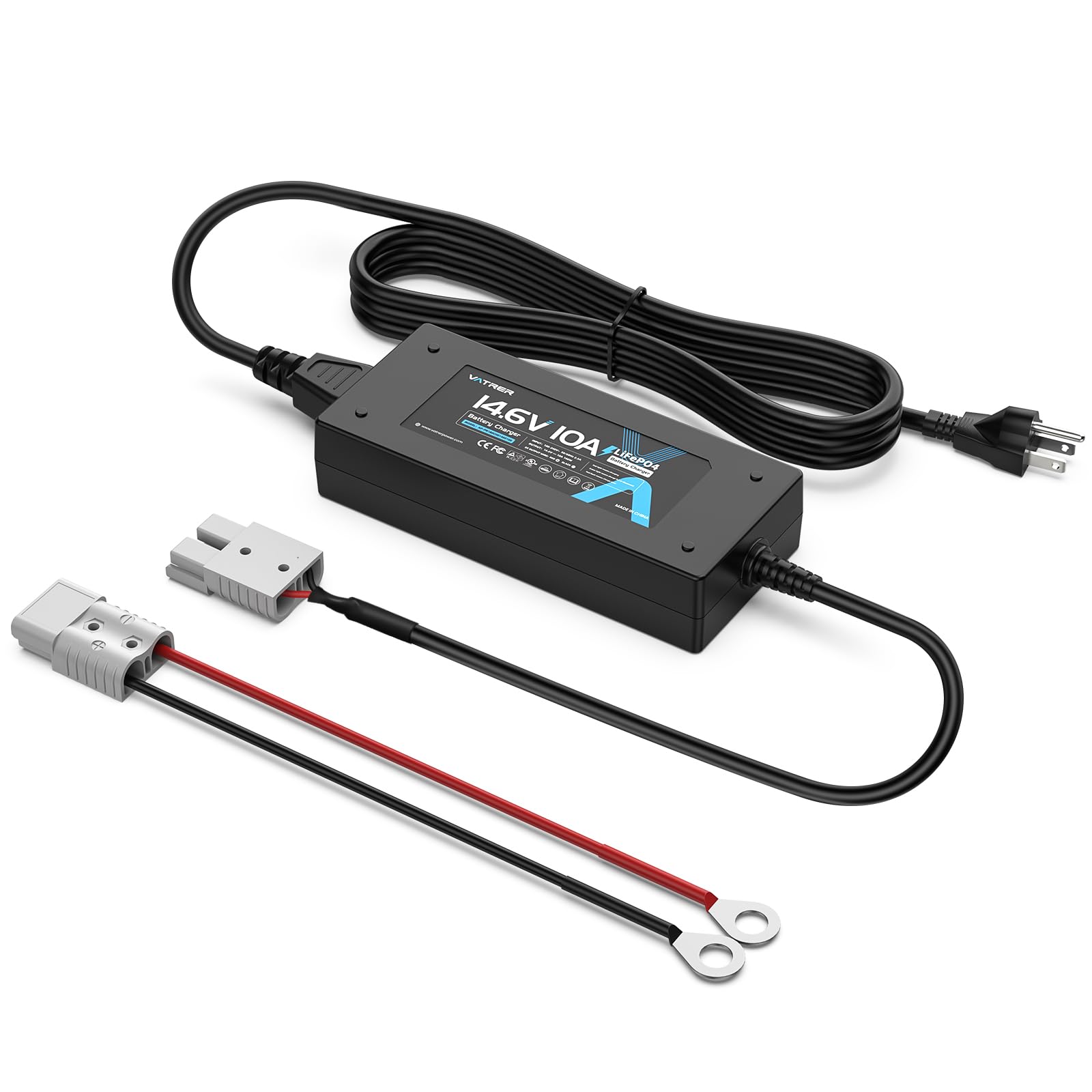 VATRER POWER 12V 10A LiFePO4 Battery Charger