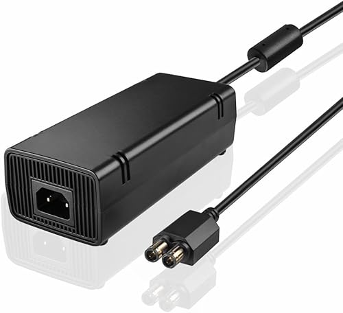 Miniatura 2 de Versión actualizada Cable cargador de fuente de alimentación para Xbox 360 Slim Auto Voltage negro