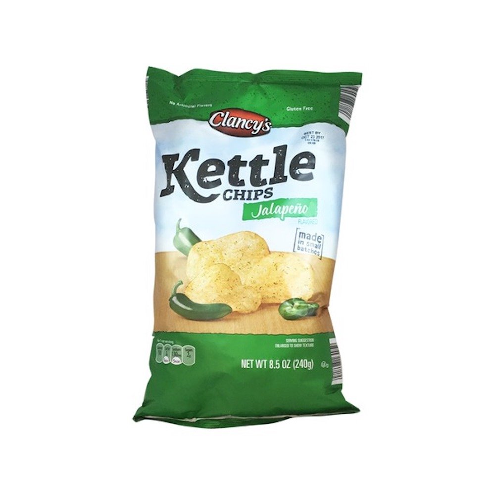 Aldi CLANCY'S Kettle Cooked Potato Chips/Gluten Free/8.5oz