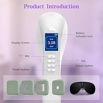 JITESY 308NM UVB Phototherapy Light,Home Use Narrowband UV Light