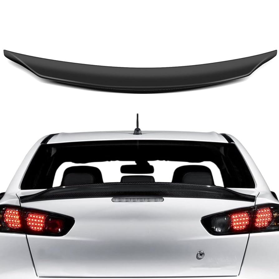 マンタ ET2000 SPOIER MMD Mustang Ducktail Rear Spoiler; Carbon Fiber 406334 (05